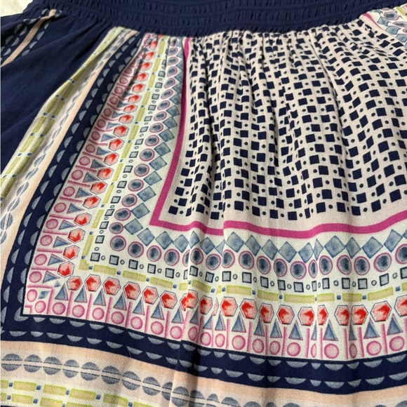 Holding Horses super soft rayon printed skirt with wide shirred elastic waist. - Picture 5 of 15